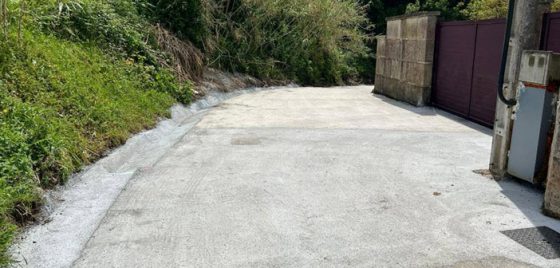 Rematadas as obras de mellora do ﬁrme no camiño que une Resille e O Lameiro