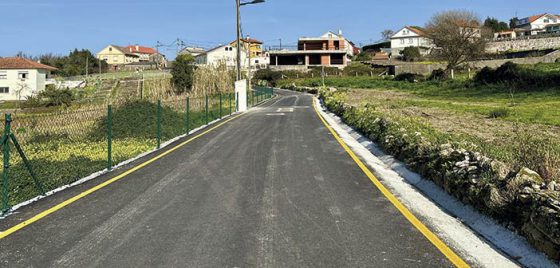 Rematadas as obras de mellora do camiño que une Casás coa praia da Coviña