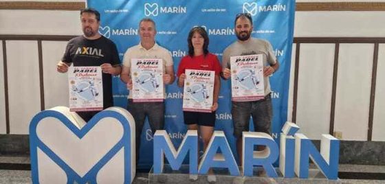 Marín volve volcarse coa Enfermidade de Duchenne a través do padel