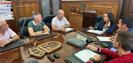 A alcaldesa recibe á nova directiva da Comunidade de Montes de San Xulián