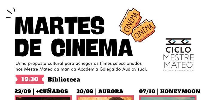 Chegan os “Martes de Cinema”, un ciclo de cinema galego da man da Academia Galega do Audiovisual