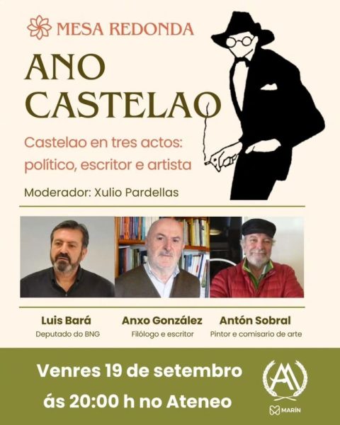 Mesa redonda "Castelao en tres actos: político, escritor e artista"