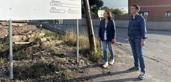 Ramallo e Novas visitan a mellora do alumeado público de Vilaseca, que se reforzou con 22 novos puntos de luz