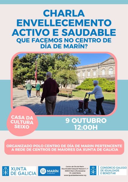 Charla Envellecemento Activo e Saudable