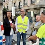 Retómanse os traballos na Rúa da Ponte, que mellorará o firme e as beirarrúas