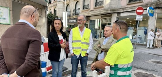 Retómanse os traballos na Rúa da Ponte, que mellorará o firme e as beirarrúas
