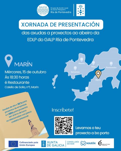 Xornada de Presentación das axudas a proxectos ao abeiro da EDLP do GALP Ría de Pontevedra