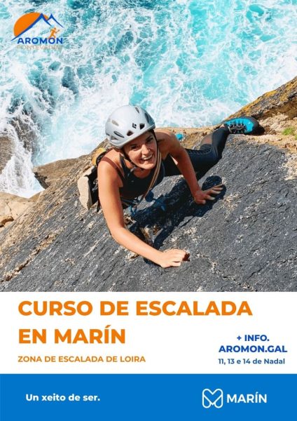 Curso de escalada en Marín