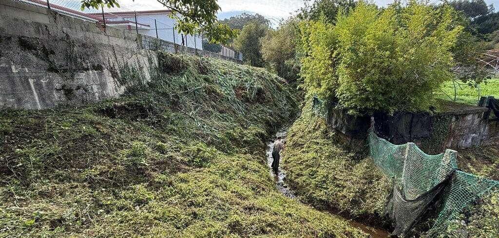 Marín cumpre coa prevención e ten todos os ríos libres de maleza ante a época de chuvias