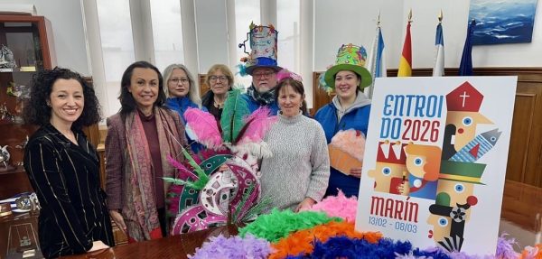 As personaxes do Enterro da Sardiña, protagonistas da imaxe do Entroido de Marín