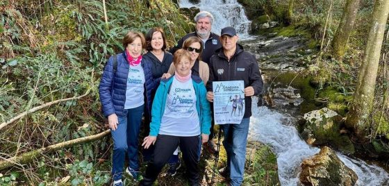 Marín acolle a XI Andaina Montes e Praias cun percorrido renovado entre miradoiros, fervenzas e carballeiras