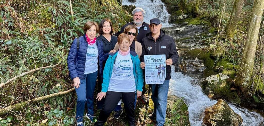 Marín acolle a XI Andaina Montes e Praias cun percorrido renovado entre miradoiros, fervenzas e carballeiras