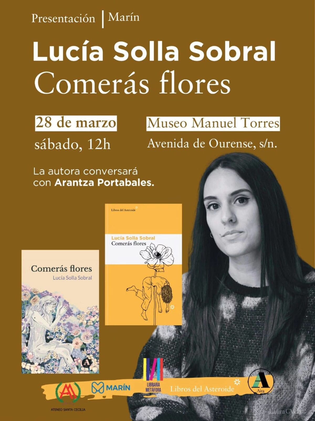 Presentación 'Comerás flores' con Lucía Solla Sobral