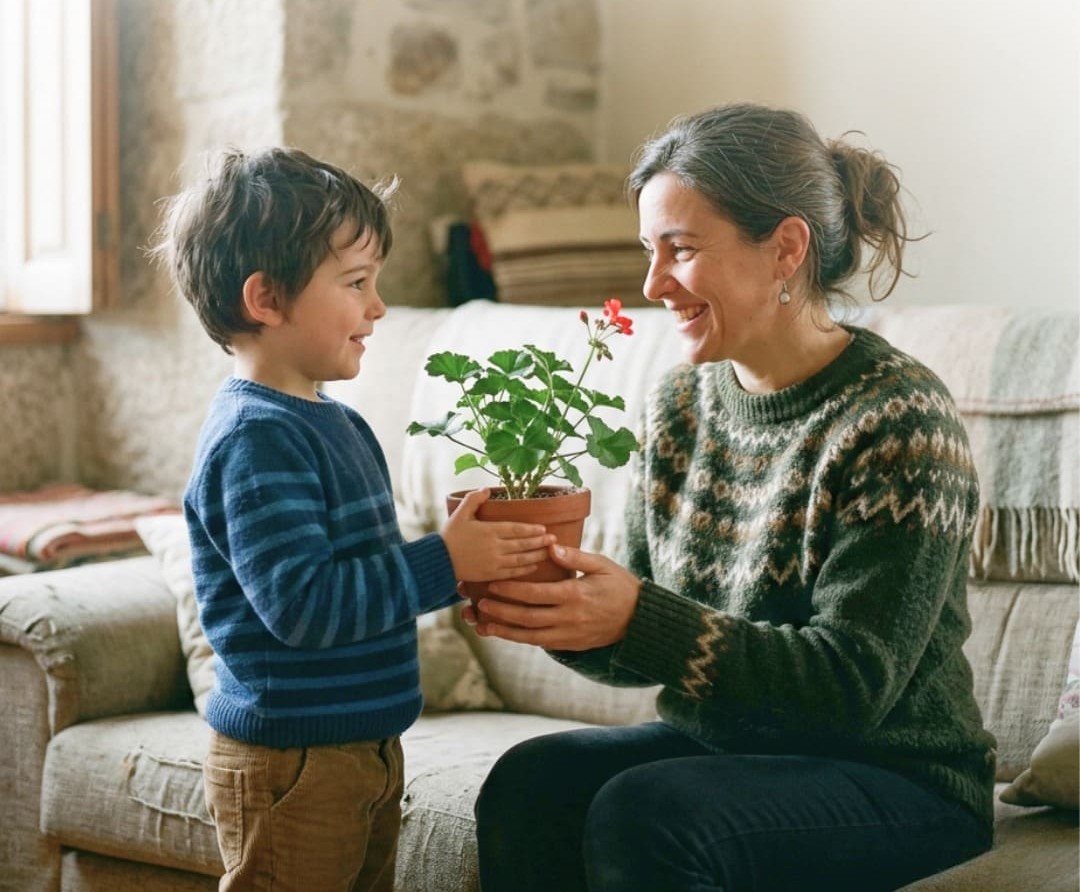Planta de agasallo para o Día da Nai 2026