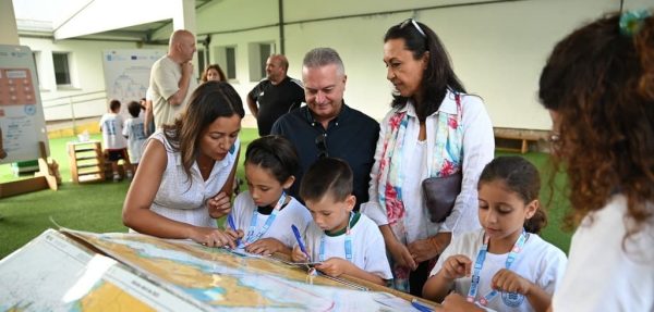Visita conselleira do mar campamento un mar de profesions