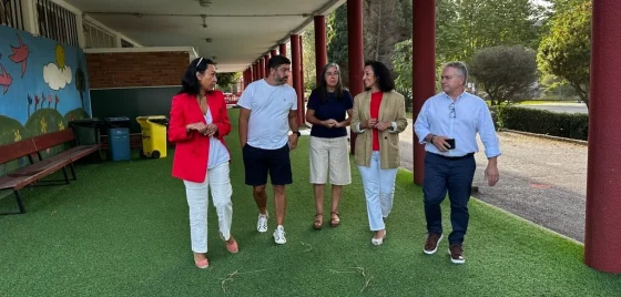 As obras de rehabilitación integral do CEIP de Seixo avanzan durante o verán e encaran o inicio do curso coa planificación dos seguintes traballos