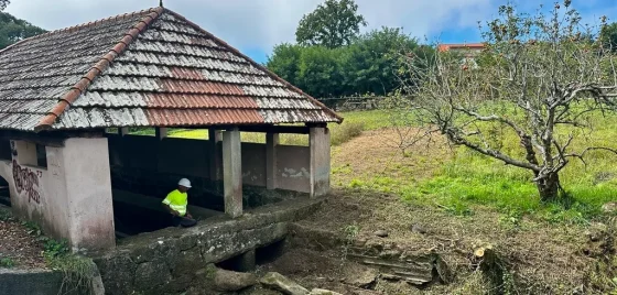 O Concello de Marín inicia a rehabilitación do lavadoiro de Soaxe cun investimento de 25.574 euros