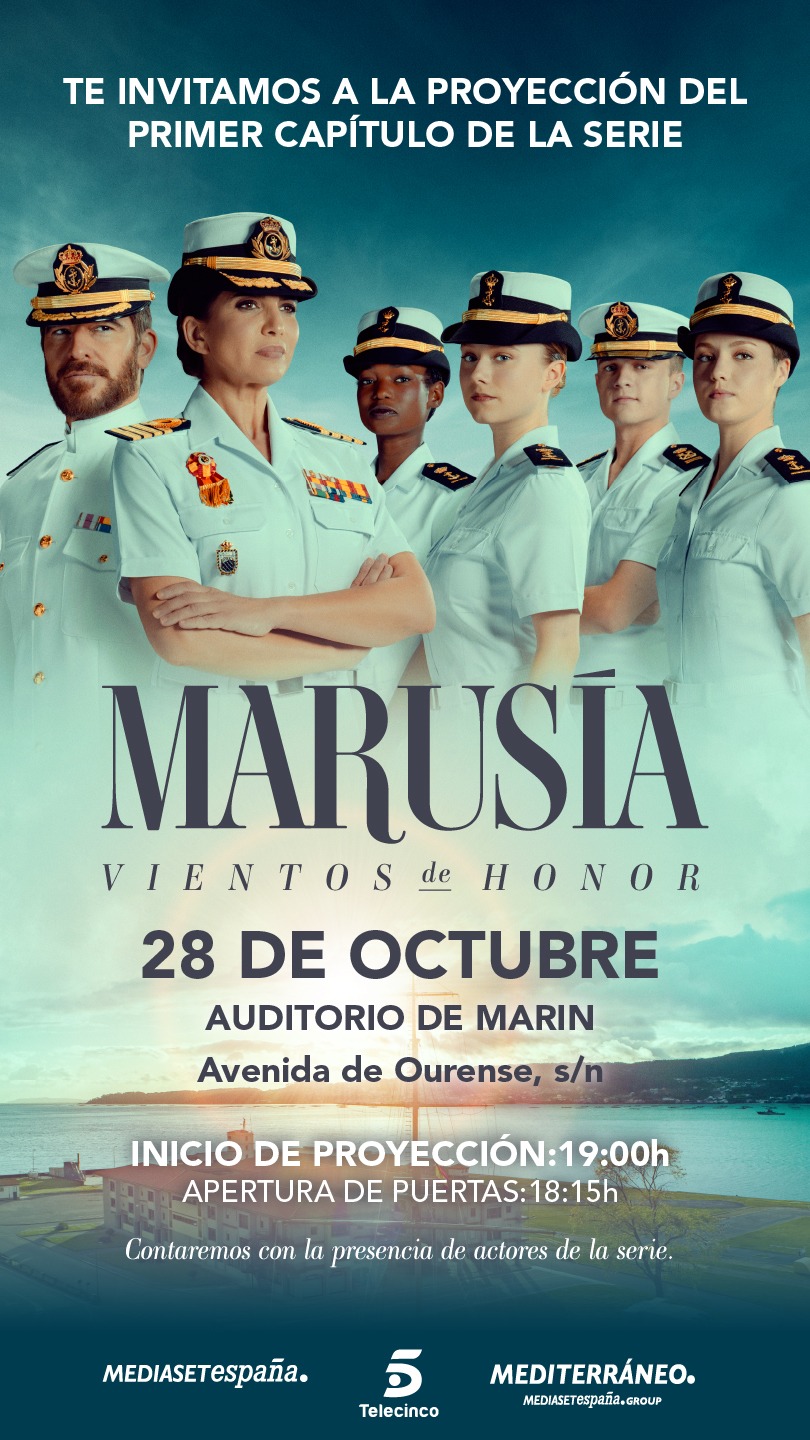 Proxección "Marusía. Vientos de honor" Capítulo 1